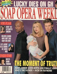 SOAP OPERA WEEKLY April 27 1999 Adrienne Frantz Jacob Young David Fumero - Picture 1 of 2