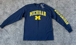 Fanatics Men's Michigan Wolverines Logo Long Sleeve T-shirt Large New NWT - Picture 1 of 2