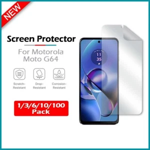 B2G1 FREE LCD Ultra Clear HD Screen Shield Protector for Phone Motorola Moto G64 - Picture 1 of 4