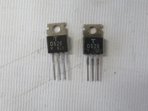 2 Toshiba 2SD526 New old Stock Original D526 Transistor NOS Japan - Picture 1 of 1