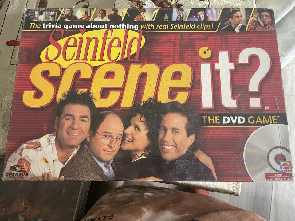 Seinfeld Scene It DVD Board Game Mattel 2008 Trivia 100 Complete EUC - Image 1 of 1