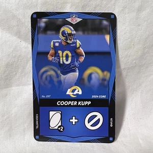 2024 Uno Elite NFL Edition Blue Cooper Kupp #097 Los Angeles Rams Football - Bild 1 von 2