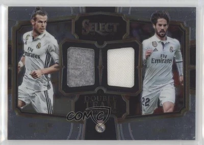 2017-18 Panini Select Double Team Memorabilia Isco Gareth Bale #DT-RM2 - Image 1 of 2