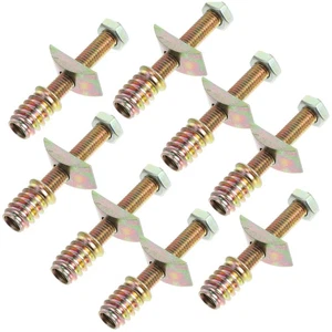 8 Sets Bed Frame Accessories Screw Rod Connection Parts Replacement Screws for - Afbeelding 1 van 12
