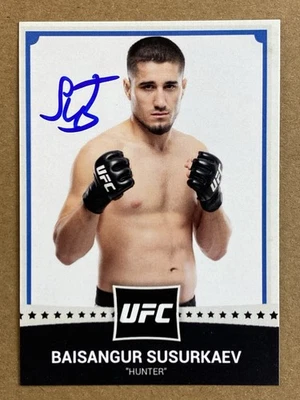 UFC/MMA STAR BAISANGUR SUSURKAEV AUTOGRAPH 2025 PORTRAIT TRADING CARD #1 - Image 1 of 2