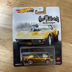 Hot Wheels - Gas Monkey Garage - '68 Corvette - Gas Monkey - Gold A6 - Picture 1 of 2