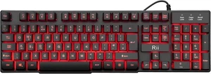 Rii Gaming Keyboard, RK100 Light Up Keyboard Mechanical Feeling Keyboard with 3 - Picture 1 of 11