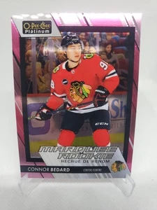 2023-24 O-Pee-Chee Platinum - Marquee Rookies Connor Bedard #201 Matte Pink (RC) - Picture 1 of 2