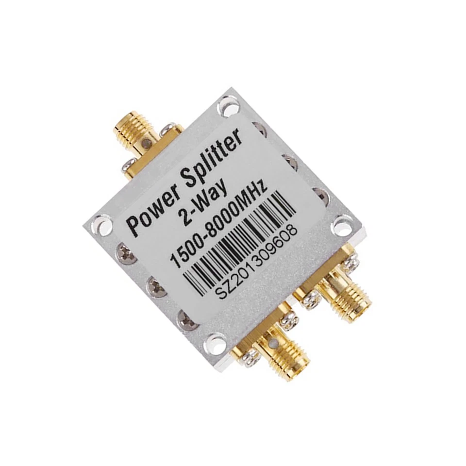 1 PC 2-Way RF Coaxial Power Splitter Divider Combiner 1500-8000MHz SMA Female - Image 1 of 4