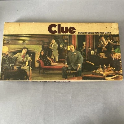 Vintage Clue Board Game 1972 COMPLETE Parker Brothers Classic Detective Game - Image 1 of 4