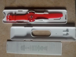 Swatch Rosso Bandiera Svizzera Unico Edizione Limitata Production In Swiss - Foto 1 di 11