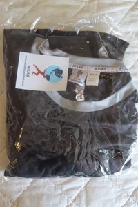 ATLAS BIG AND TALL CREW NECK SS T-SHIRT 8XB 8XL-B BLACK NEW #B - Picture 1 of 3