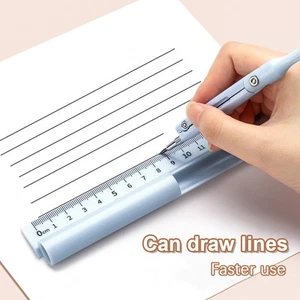 3 In 1 Compass Geometry Set With Ruler Pencil Geometry Drawing Tool Stationery - Photo 1/14
