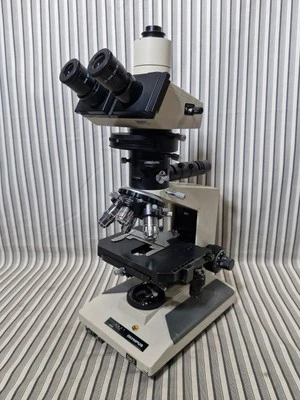 Microscopio trinocular Olympus BH-2 BHS, funciona cuando se retira del servicio Foto 1 de 4