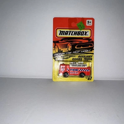 Matchbox #57 Auxiliary Power Truck fire resue unit 1994 NEW - Image 1 of 4