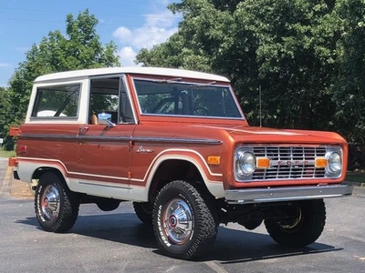 1973 Ford Bronco Ranger  Hot Ginger Metallic in 1:18 scale by Greenlight - Image 1 of 4