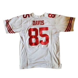 Nike Vernon Davis San Fransisco 49ers White and Red Football Jersey - Size XL - Picture 1 of 7