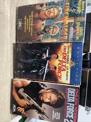 Bundle-Chuck Norris. Fire walker, Delta Force And Delta Force 2. Pre Owned. VHS - Image 1 of 2