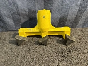 Gartenscheibengrubber Handfräse Ersatzzinkenhalter gelb F3 - Bild 1 von 6