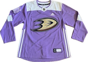 Anaheim Ducks NHL Hockey Fights Cancer Adidas Jersey Adult Size 52 CS4247 NWOT - Picture 1 of 16
