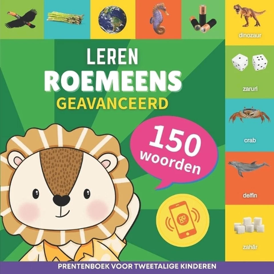 Leer Roemeens - 150 woorden met uitspraken - Geavanceerd: Prentenboek voor tweet - Image 1 of 1
