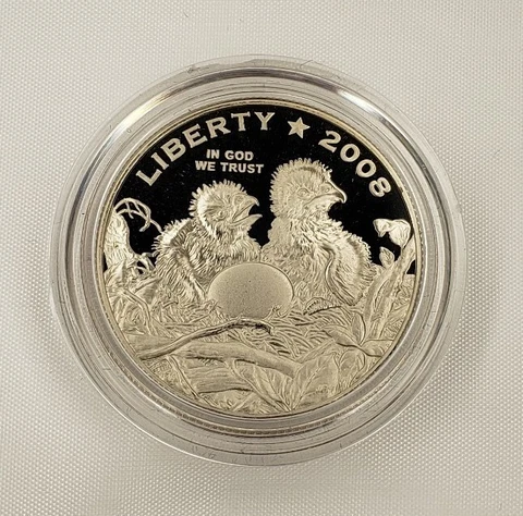 2008 S 50c Bald Eagle Commemorative Half Dollar - PF - C0151 - STOCK Cover