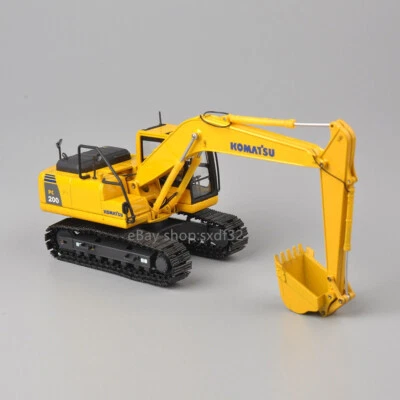 Komatsu PC200 1/50 Scale Excavator Vehicle Model Alloy Diecast Construction Toy - Image 1 of 4