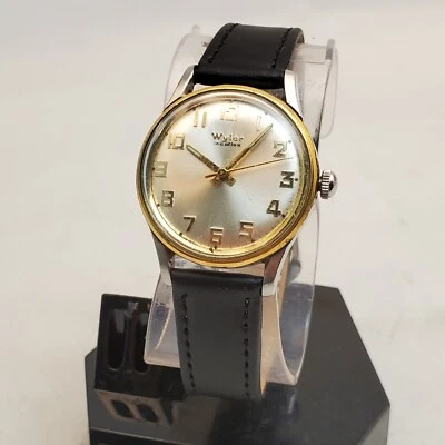 RARE VINTAGE WYLER INCAFLEX MECHANICAL HANDWIND MEN'S WATCH FOR PARTS  - Image 1 of 4