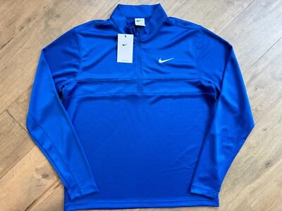Nike Dri-Fit Half-Zip Golf Pullover Shirt Royal Blue CK6076-480 Men’s Size M NWT - Image 1 of 4