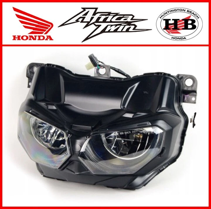 НОВЫЙ OEM HONDA 2016 2017 AFRICA TWIN CRF1000 КОМПЛЕКТ ФАР ЛАМПА И СВЕТОДИОДНАЯ ЛАМПА - Изображение 1 из 1