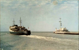 Postal tema barco y barcos en OSTENDE (línea a Londres) ~ 1950/60 - Imagen 1 de 2
