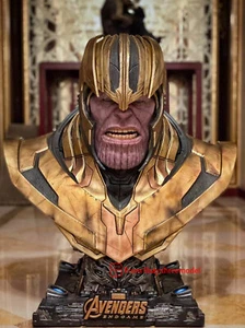Estatua pintada de polipiedra Queen Studios QS 1/1 The Avengers Thanos busto en stock - Imagen 1 de 12