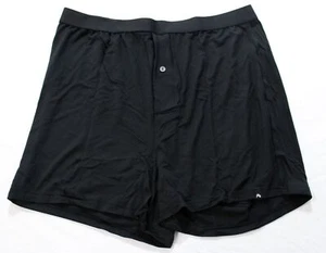 MeUndies Men's Button Fly 4" Inseam Boxer Shorts TS8 Black Size XL - Picture 1 of 4