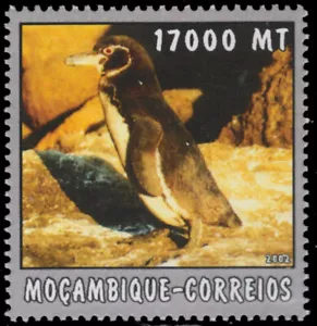 MOZAMBIQUE 1659b - Galápagos Penguin "Spheniscus mendiculus" (pb40404) - Picture 1 of 1
