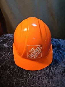 THE HOME DEPOT HARD HAT ERB INDEPENDENCE ORANGE MADE IN U.S.A. CERTIFIED @ R - Picture 1 of 8