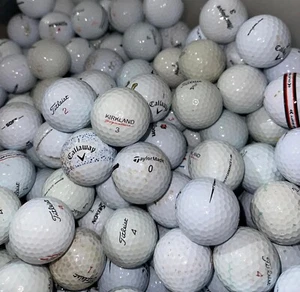 Assorted Hitaway/Practice Used Golf Balls, Color Mix - 24 Count AAA Quality - Picture 1 of 1