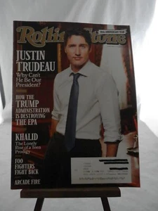 ROLLING STONE #1293 8/10/2017 JUSTIN TRUDEAU ~ KHALID - Picture 1 of 1
