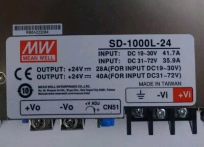 Meanwell 24v DC/DC Wandler SD-1000L-24. - Bild 1 von 4