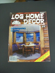 LOG HOME DECOR #4 FOR BUILDERS & BUYERS 1988 CONTEMPORARY COUNTRY - Bild 1 von 3