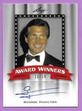 GEORGE HAMILTON 2011 LEAF Pop Century AWARD WINNERS Autograph AUTO # 10/10 ACTOR