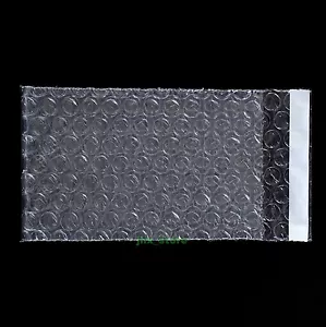 20 PCS Small Bubble Bags 3" x 3.5" Inch_8 x 9+2cm Clear Plastic Packing Pouches - Picture 1 of 6