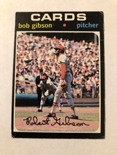 1971 Topps # 450 - BOB GIBSON - HOF - Good - St. Louis Cardinals (6543)