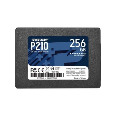 Patriot P210 256GB SSD 2.5" SATA III 6GB/s Internal Solid State Drive For PC/MAC - Image 1 of 4