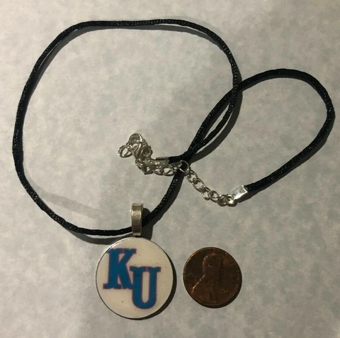 KU Kansas University necklace KU Cover