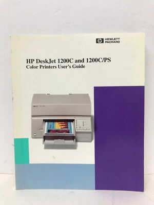 HP DESKJET 1200C AND 1200C/PS COLOR PRINTERS USER'S GUIDE C1676-90001 - Image 1 of 3