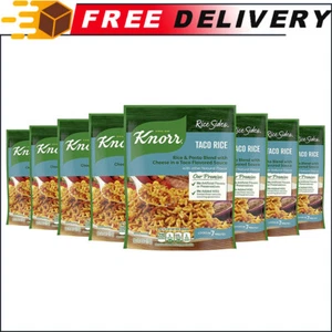 8-Pack Knorr Rice Side Dish, Fiesta Taco, No Preservatives & No MSG Added, 5.4oz - Picture 1 of 12
