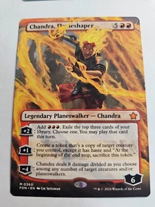MTG - Chandra, Flameshaper Borderless Foundations 0360 - Picture 1 of 1