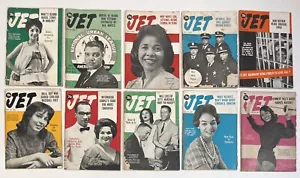 Vintage 1950s 1960s Jet Magazine Lot of 10 - Race, Integration, Emmett Till More - Imagen 1 de 10