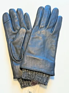 A New Day Women's Genuine Sheep Leather Gloves Black Size M/L - Picture 1 of 9