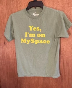 Yes, I’m On MySpace T Shirt Adult Small - Picture 1 of 4